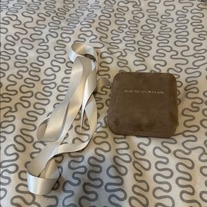 David Yurman Jewelry Box in Cream and Brown